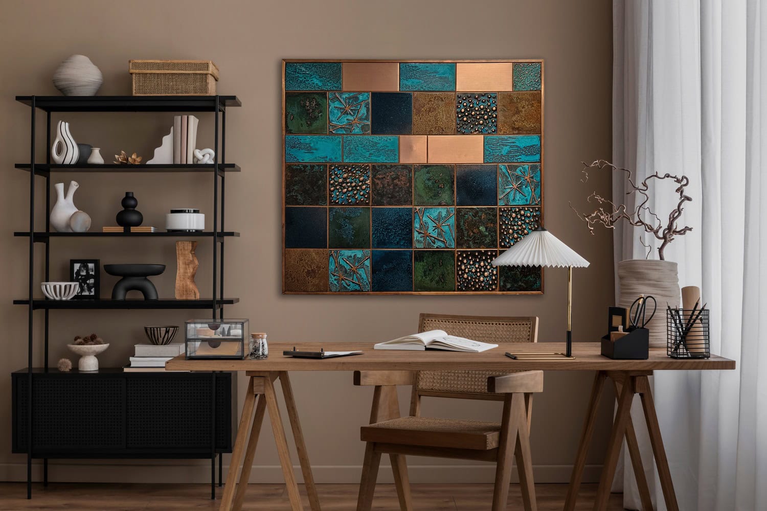 płytka miedziana 15 na 15 cm