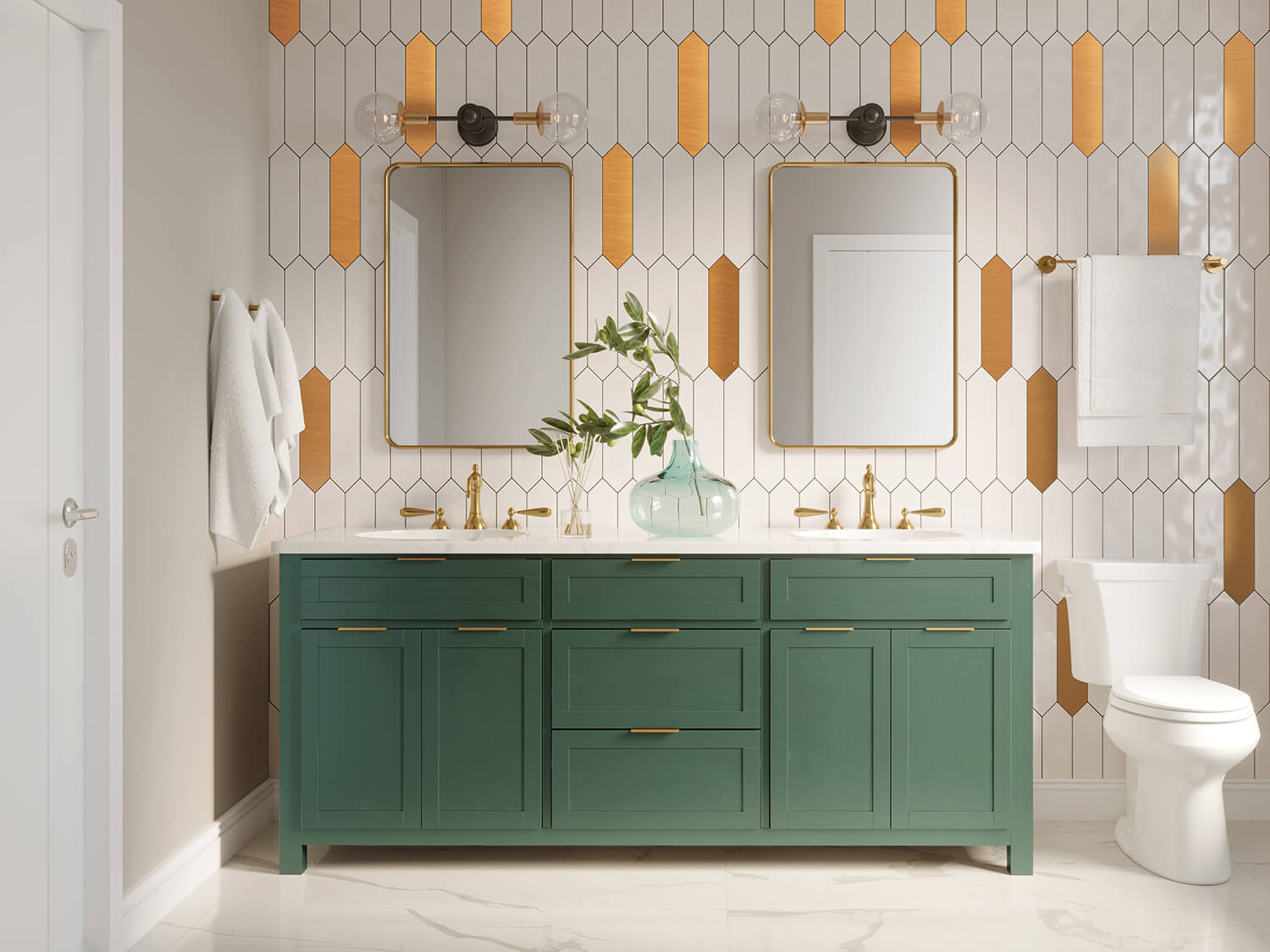 CopperPhilosophy interior 17 | Producent płyt i dekorów z miedzi Copper Philosophy łazienki z miedzianymi akcentami